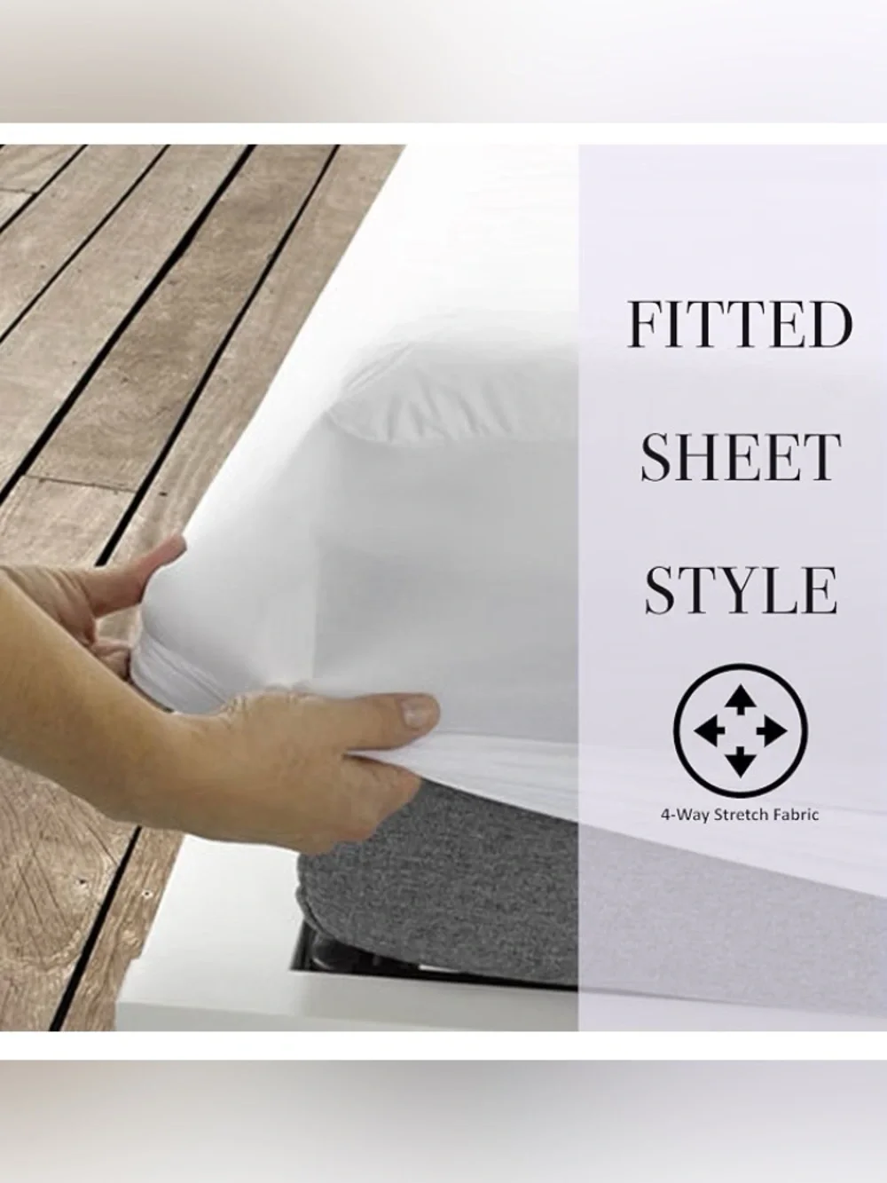 Protect-A-Bed Cloud Extra-Soft Tencel Waterproof Mattress Protector, Queen,NEW